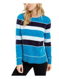 MAISON JULES Womens Blue Long Sleeve Crew Neck Sweater XS レディース