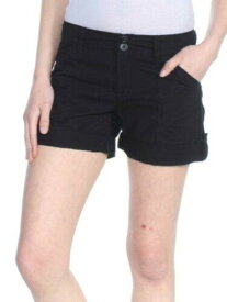 サンクチュアリ SANCTUARY Womens Black Cuffed Shorts Size: 24 Waist レディース