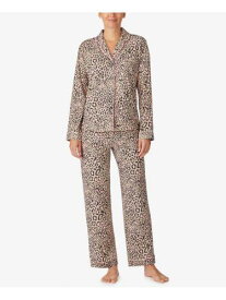 CUDDL DUDS Intimates Beige Pocketed Collard Sleep Shirt Pajama Top S レディース