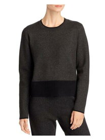 Comune Womens Black Long Sleeve Jewel Neck Sweater XS レディース