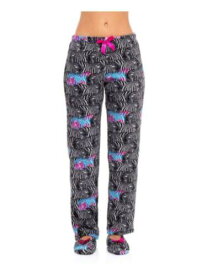 Sporto スポート SPORTO Intimates Black Lounge Loose Fit With Matching Slippers Sleep Pants S レディース