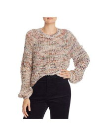 ジョイー JOIE Womens Pink Patterned Long Sleeve Crew Neck Sweater Size: S レディース