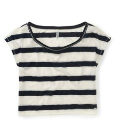 Aeropostale Womens Stripes Lace Pullover Blouse レディース