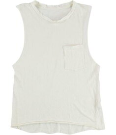 Tags Weekly Womens Solid Tank Top Off-White X-Small レディース