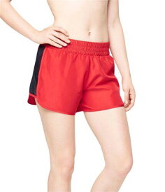 Aeropostale Womens Mesh Athletic Workout Shorts Red Large レディース