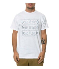 フォースター Fourstar Clothing Mens Textile Pirate Graphic T-Shirt White Small メンズ