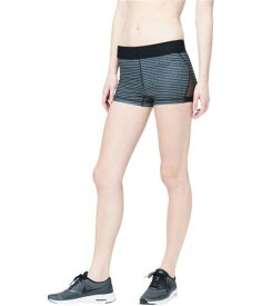 Aeropostale Womens Volleyball Stripe Athletic Compression Shorts Black Large レディース