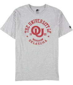 STARTER Mens Oklahoma Sooners Graphic T-Shirt Grey Large メンズ
