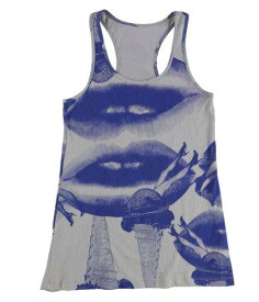 Tags Weekly Womens Two Tone Tank Top Grey Small レディース