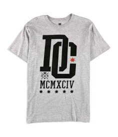 ディーシー DC Mens MCMXCIV Graphic T-Shirt Grey Medium メンズ