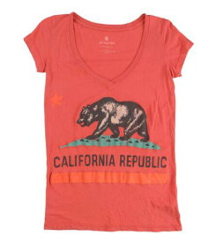 Heritage 1981 Womens California Republic Graphic T-Shirt Red Small レディース