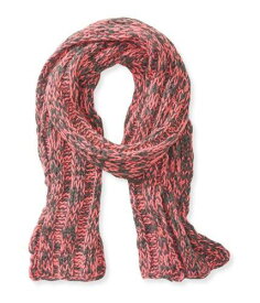 Aeropostale Womens Two Tone Cable Knit Wrap Pink Classic (57 To 59 in.) レディース