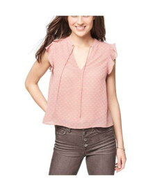 Aeropostale Womens Flirty Print Pullover Blouse Pink X-Large レディース