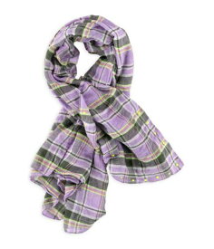 Aeropostale Womens Plaid Oblong Scarf Wrap Purple One Size レディース