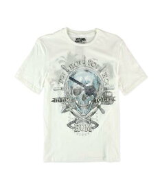 No Borders Mens It's Time To Get Rum Graphic T-Shirt White Small メンズ