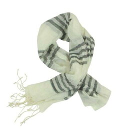 Tallia Womens Talia Sheer Knit Stripe Wrap Scarf Black Long (60 in. And Up) レディース