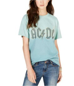 True Vintage Womens AC/DC Graphic T-Shirt Blue X-Small レディース