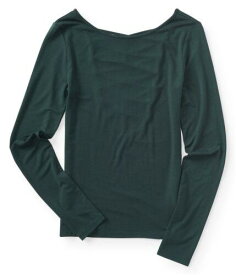 Aeropostale Womens Long Sleeve Pullover Blouse Green X-Large レディース