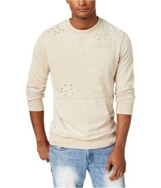 American Rag Mens Deconstructed Sweatshirt Beige Large メンズ