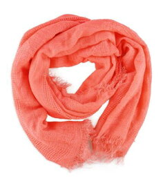 Aeropostale Womens Solid Fringe Scarf Pink Classic (57 To 59 in.) レディース