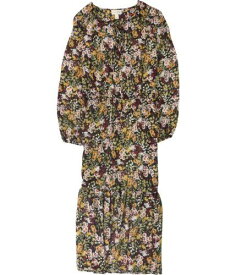 maison Jules Maison Jules Womens Floral Midi Dress レディース