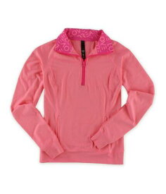 Aeropostale Womens Half Zip Pullover Basic T-Shirt Pink Small レディース