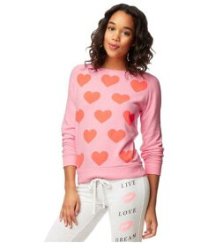 Aeropostale Womens Heart Graphic T-Shirt Pink Medium レディース