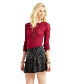 Aeropostale Womens Animal Print Mini Skirt レディース