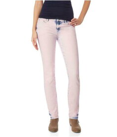 Aeropostale Womens Bayla Dyed Skinny Fit Jeans Pink 000 Regular レディース
