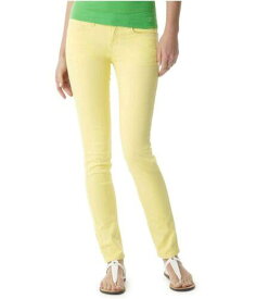 Aeropostale Womens Ashley Solid Ultra Neon Woven Skinny Fit Jeans yellow 5/6x32 レディース