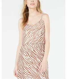 フォーシースリーエンエンエイ? 4SI3NNA Womens Zebra-Print Crop Top Blouse White Large レディース