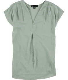 I-N-C Womens Inverted Pleat Pullover Blouse レディース