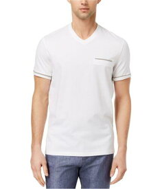 Ryan Seacrest Mens Textured Embellished T-Shirt White Large メンズ