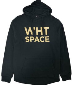 WHT SPACE Mens Graphic Hoodie Sweatshirt Black X-Large メンズ