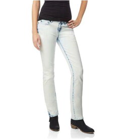 Aeropostale Womens Bayla Skinny Fit Jeans White 2 Regular レディース