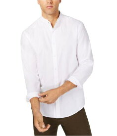 I-N-C Mens Pindot Button Up Shirt White XX-Large メンズ