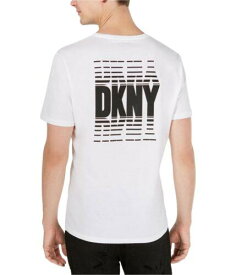 ディーケーエヌワイ DKNY Mens Back Printed Graphic T-Shirt White X-Large メンズ