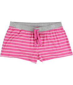 Tags Weekly Womens Striped Pajama Shorts Pink Medium レディース