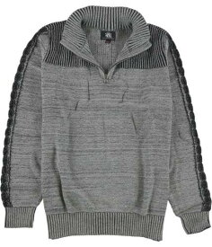Rock & Republic Mens Marbled Mock-Neck Pullover Sweater メンズ