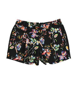 bar III Womens Pleated Casual Walking Shorts Black 12 レディース