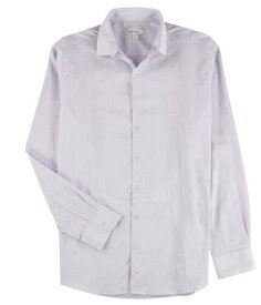 bar III Mens Stretch Button Up Dress Shirt lavender 16-16.5 メンズ