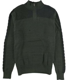 Rock & Republic Mens Marbled Mock-Neck Pullover Sweater Green X-Large メンズ