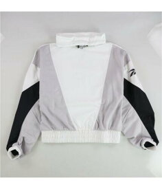リーボック Reebok Womens Colorblock Pullover Sweatshirt White Small レディース
