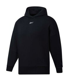 リーボック Reebok Womens Oversized Hoodie Sweatshirt Black Small レディース