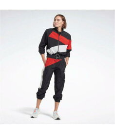 リーボック Reebok Womens Training Track Jacket Sweatshirt Black Large レディース