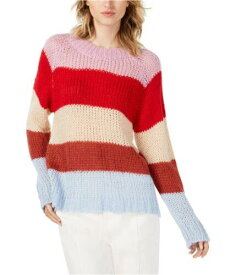 J.O.A. Womens Multi Stripe Knit Sweater Multicoloured Medium レディース
