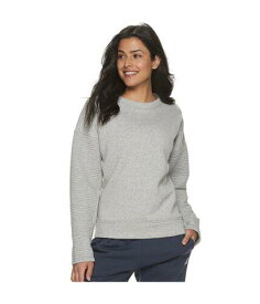 リーボック Reebok Womens Versatile Workout Ready Sweatshirt Grey X-Large レディース