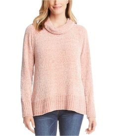 カレンケーン Karen Kane Womens Chenille Knit Sweater Pink Large レディース