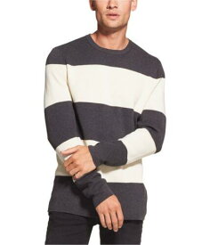 ディーケーエヌワイ DKNY Mens Striped Pullover Sweater Grey XX-Large メンズ