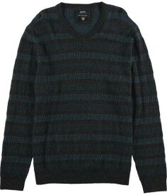 Alfani Mens Chevron Stripe Pullover Sweater メンズ